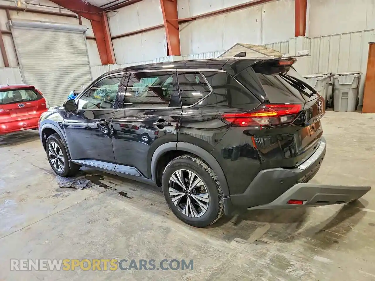 2 Photograph of a damaged car 5N1AT3BB4MC741053 NISSAN ROGUE 2021