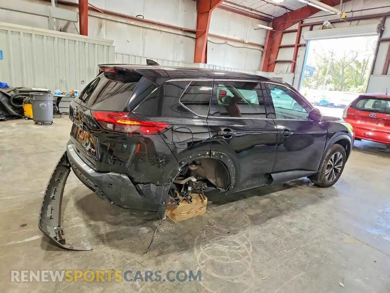 3 Photograph of a damaged car 5N1AT3BB4MC741053 NISSAN ROGUE 2021