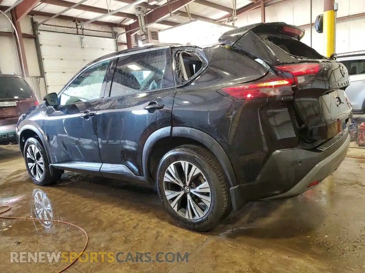2 Photograph of a damaged car 5N1AT3BB4MC747449 NISSAN ROGUE 2021