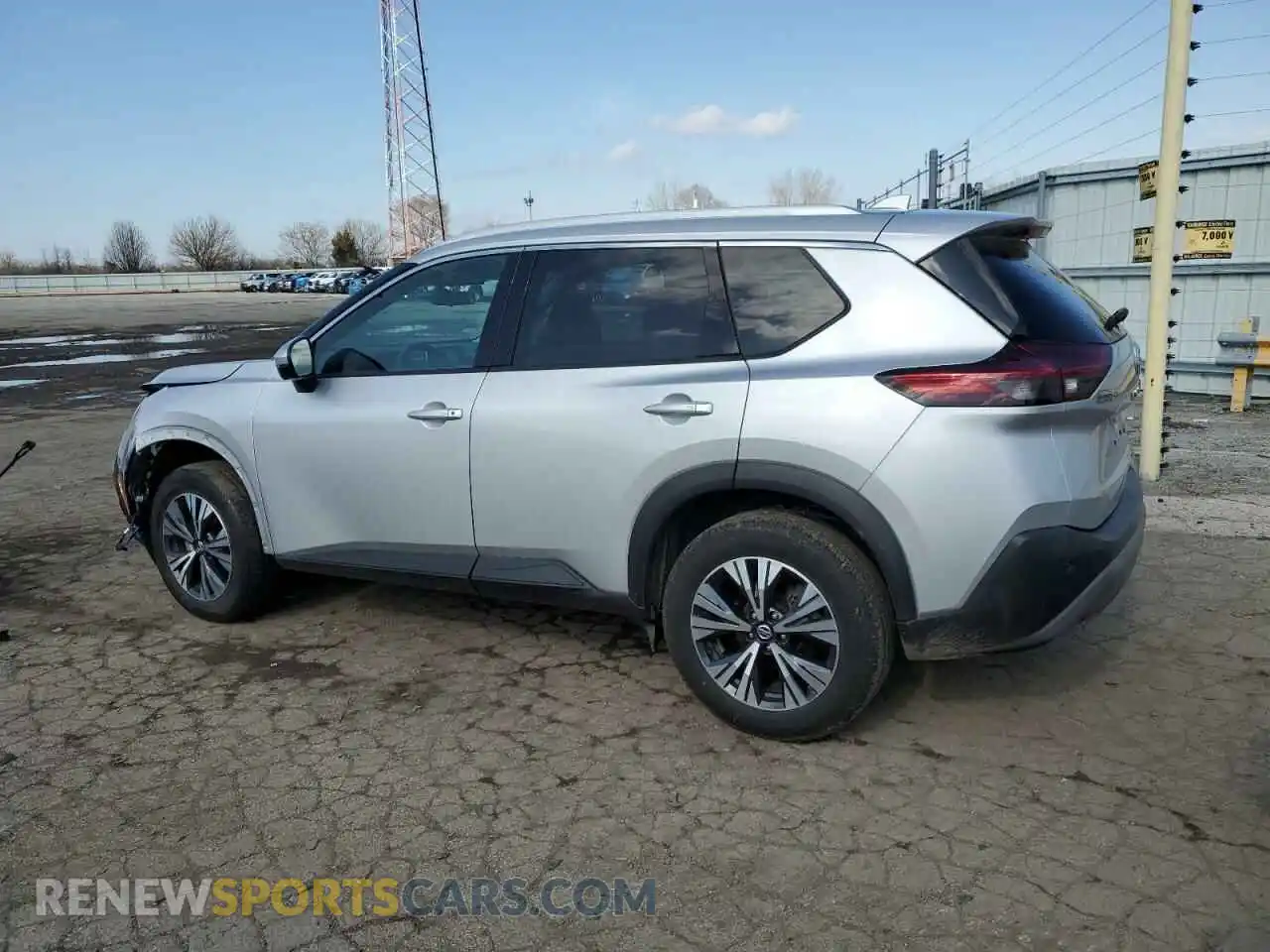 2 fotografías del automóvil dañado 5N1AT3BB4MC794724 NISSAN ROGUE 2021