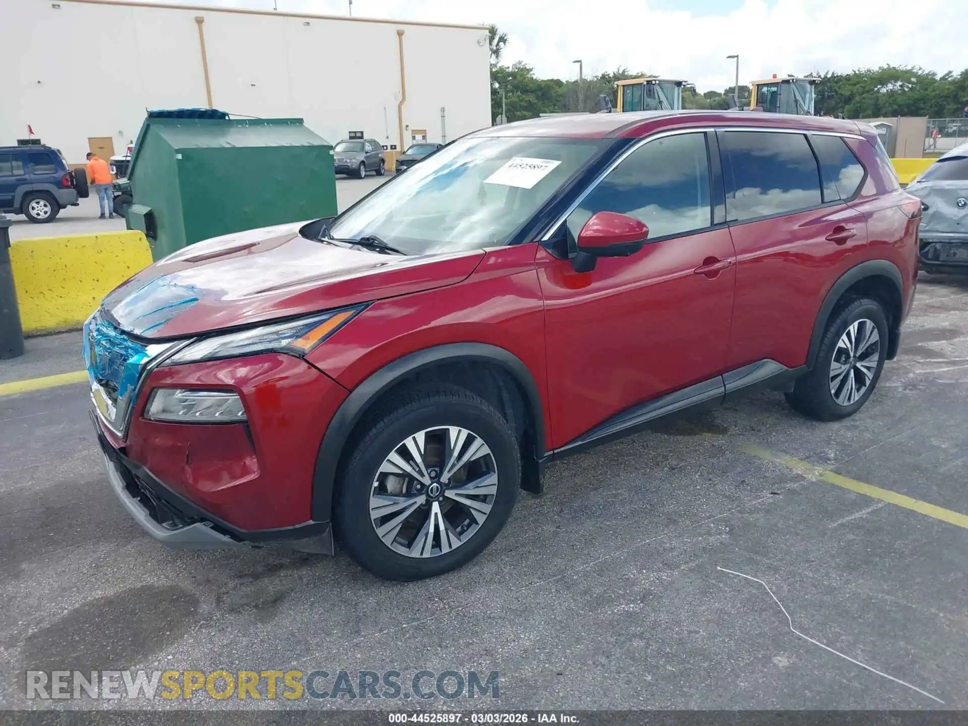 2 Photograph of a damaged car 5N1AT3BB4MC797283 NISSAN ROGUE 2021