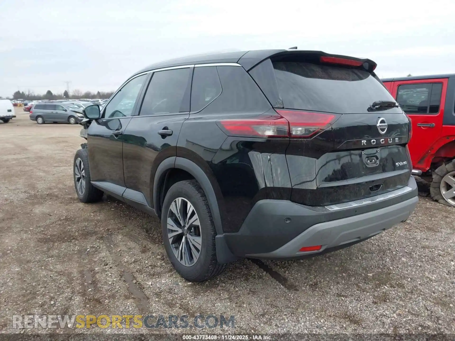 3 Photograph of a damaged car 5N1AT3BB4MC801798 NISSAN ROGUE 2021