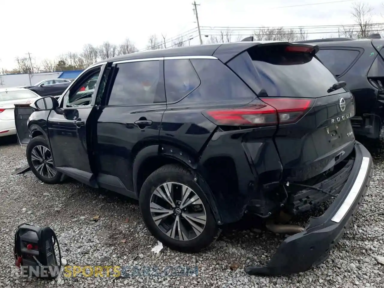2 Photograph of a damaged car 5N1AT3BB4MC822800 NISSAN ROGUE 2021