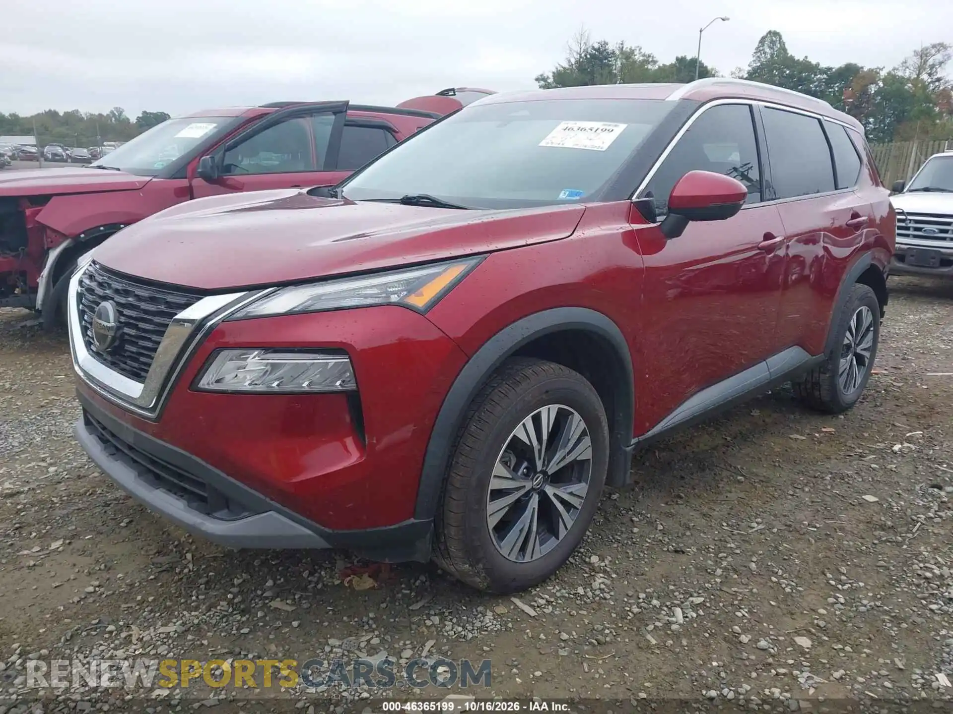 2 Photograph of a damaged car 5N1AT3BB4MC850189 NISSAN ROGUE 2021