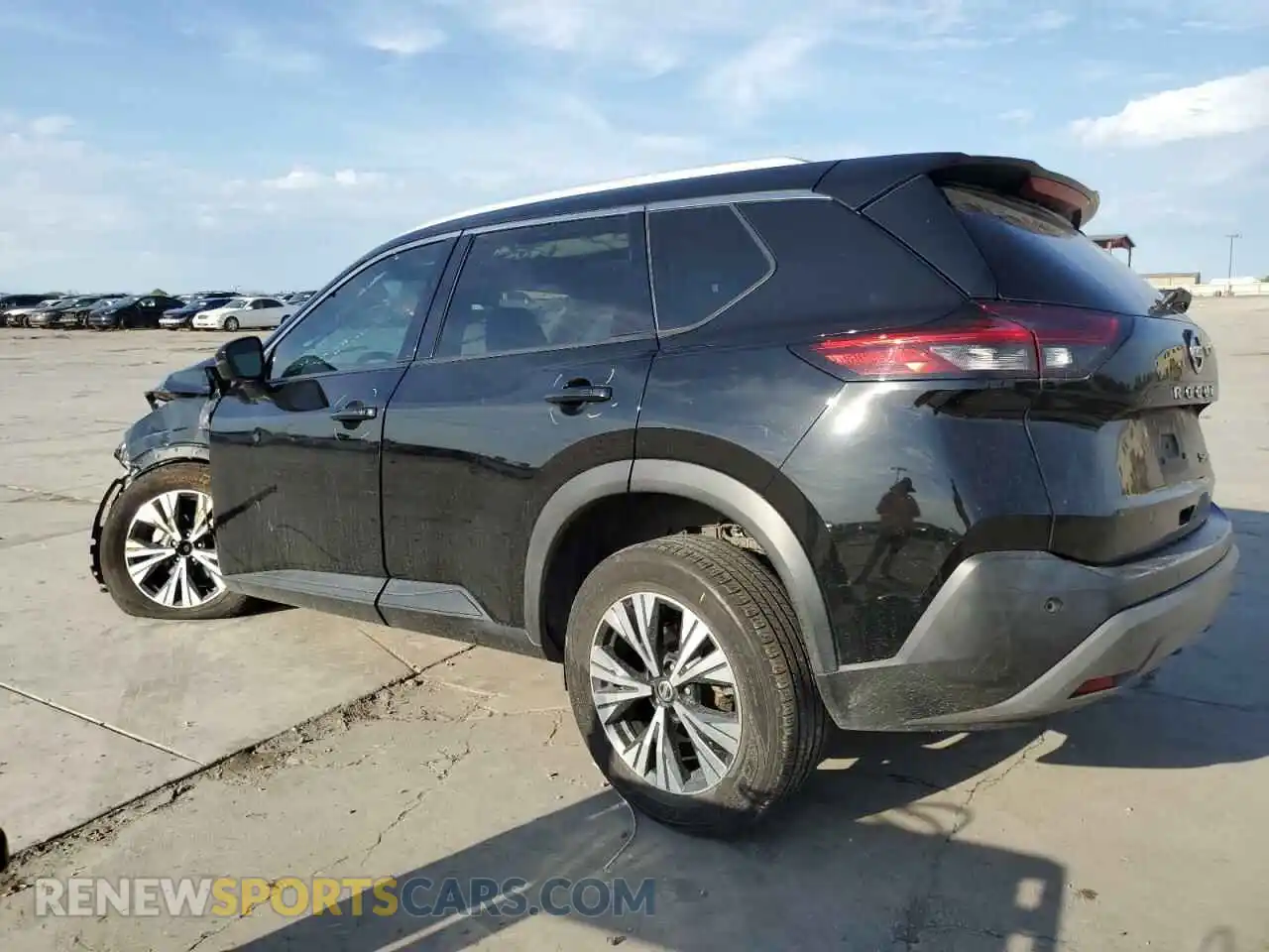 2 Photograph of a damaged car 5N1AT3BB5MC703895 NISSAN ROGUE 2021