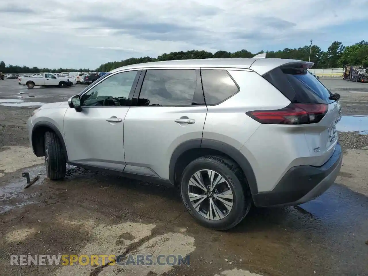 2 Photograph of a damaged car 5N1AT3BB5MC726402 NISSAN ROGUE 2021