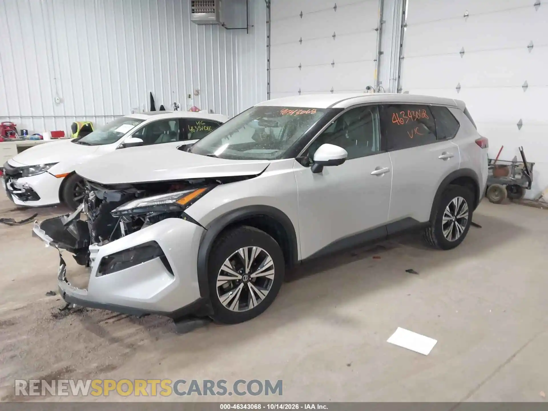2 Photograph of a damaged car 5N1AT3BB5MC731809 NISSAN ROGUE 2021