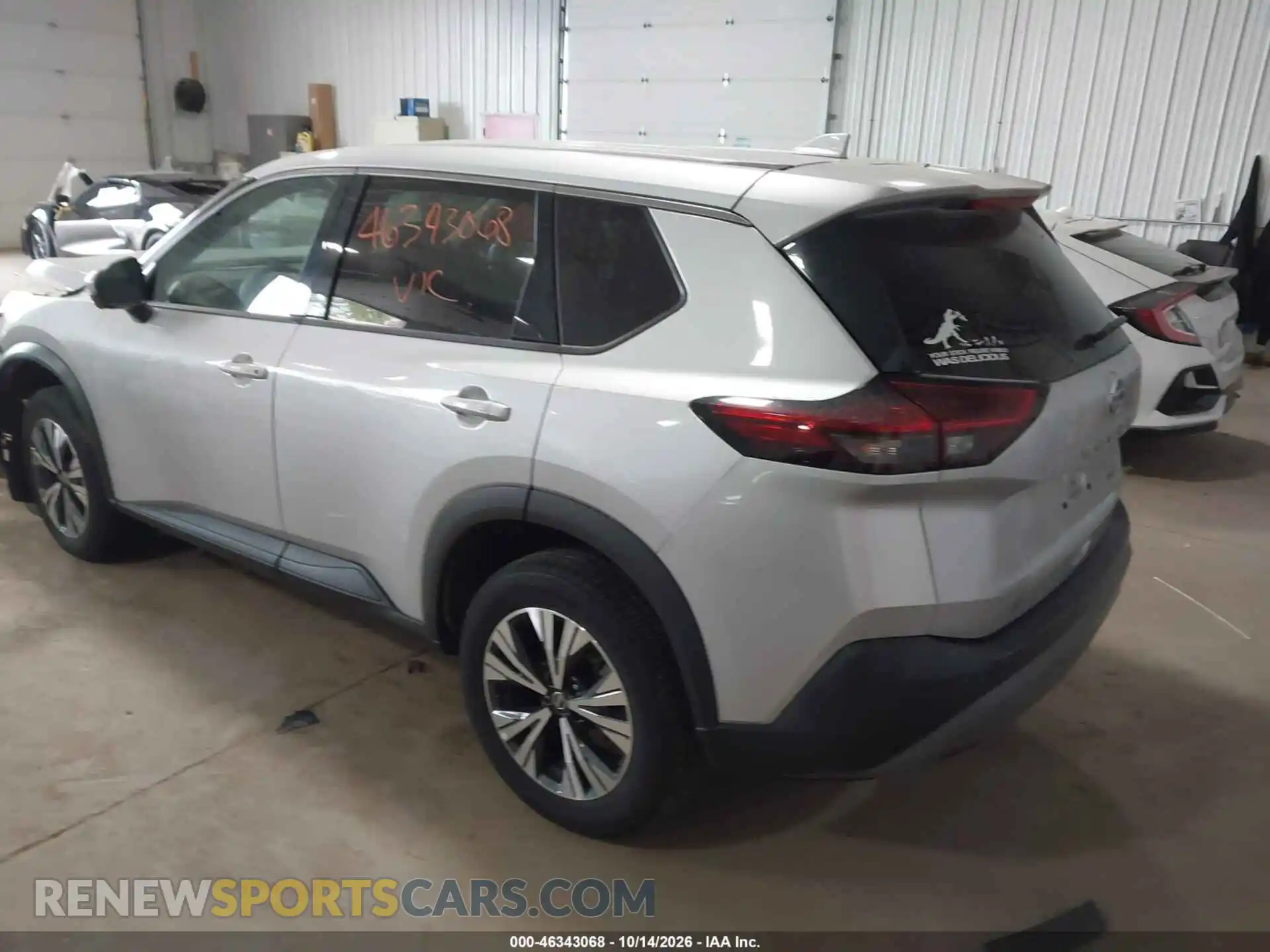3 Photograph of a damaged car 5N1AT3BB5MC731809 NISSAN ROGUE 2021