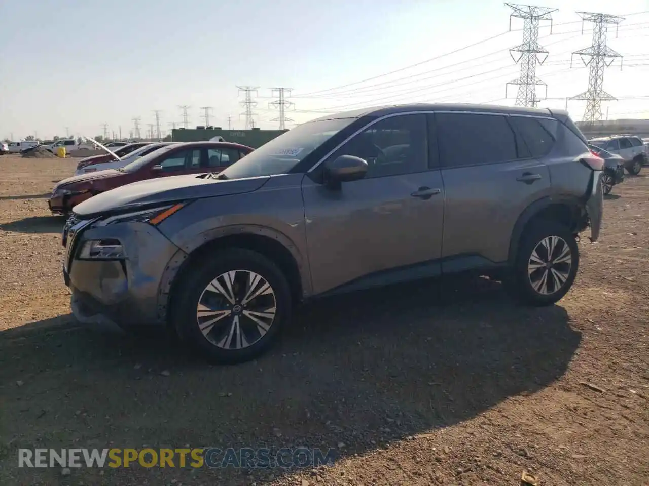 1 Photograph of a damaged car 5N1AT3BB5MC735763 NISSAN ROGUE 2021