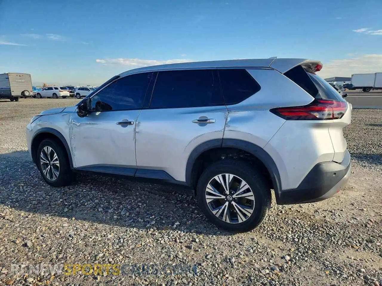 2 fotografías del automóvil dañado 5N1AT3BB5MC745094 NISSAN ROGUE 2021