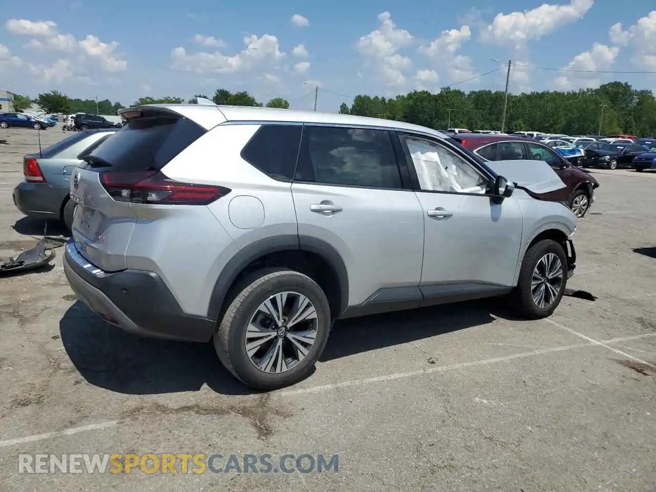 3 Photograph of a damaged car 5N1AT3BB5MC764437 NISSAN ROGUE 2021