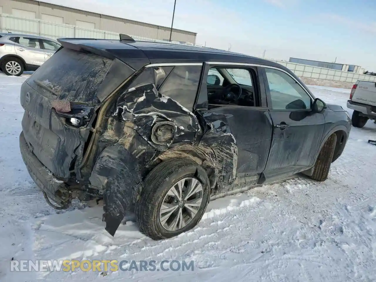 3 Photograph of a damaged car 5N1AT3BB5MC773378 NISSAN ROGUE 2021