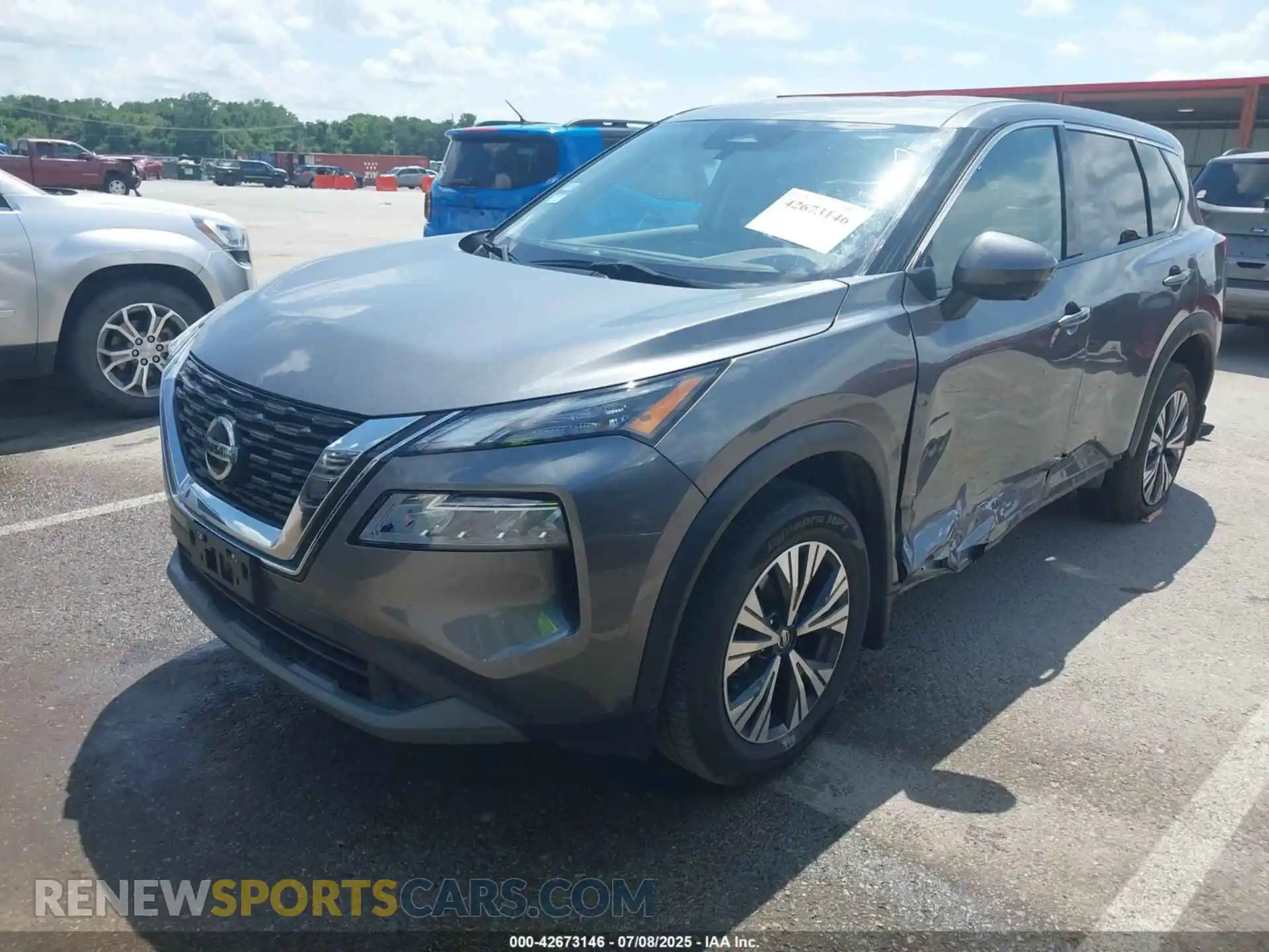 2 Photograph of a damaged car 5N1AT3BB5MC776734 NISSAN ROGUE 2021