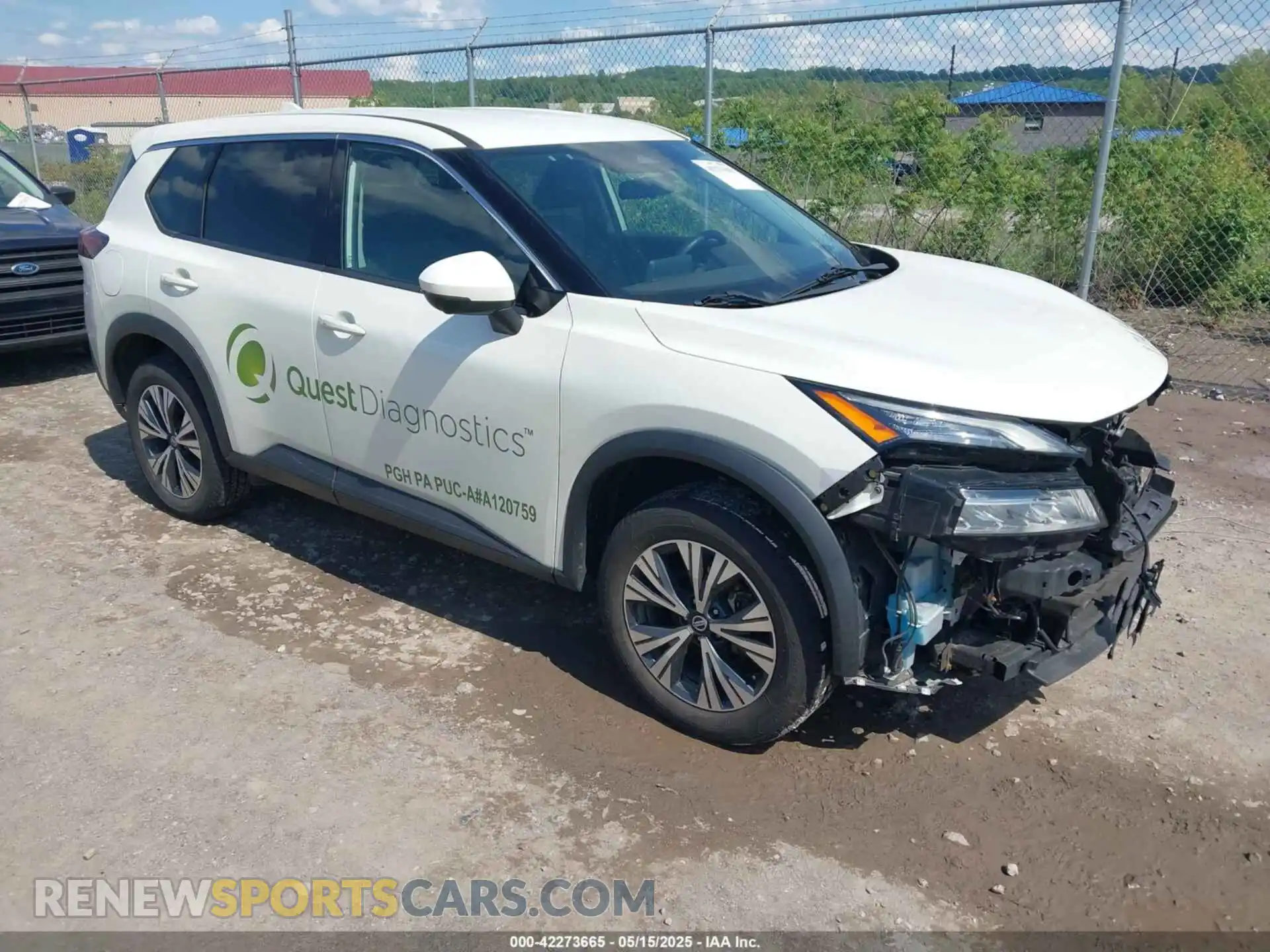1 Photograph of a damaged car 5N1AT3BB5MC814656 NISSAN ROGUE 2021
