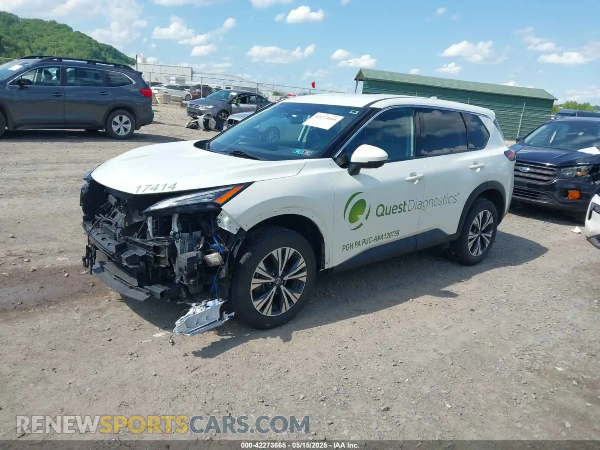 2 Photograph of a damaged car 5N1AT3BB5MC814656 NISSAN ROGUE 2021