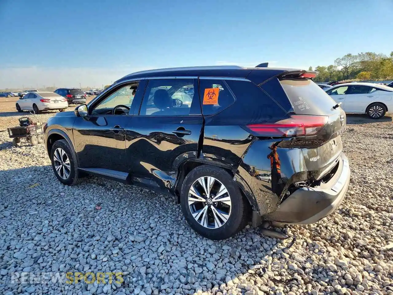 2 fotografías del automóvil dañado 5N1AT3BB6MC722004 NISSAN ROGUE 2021
