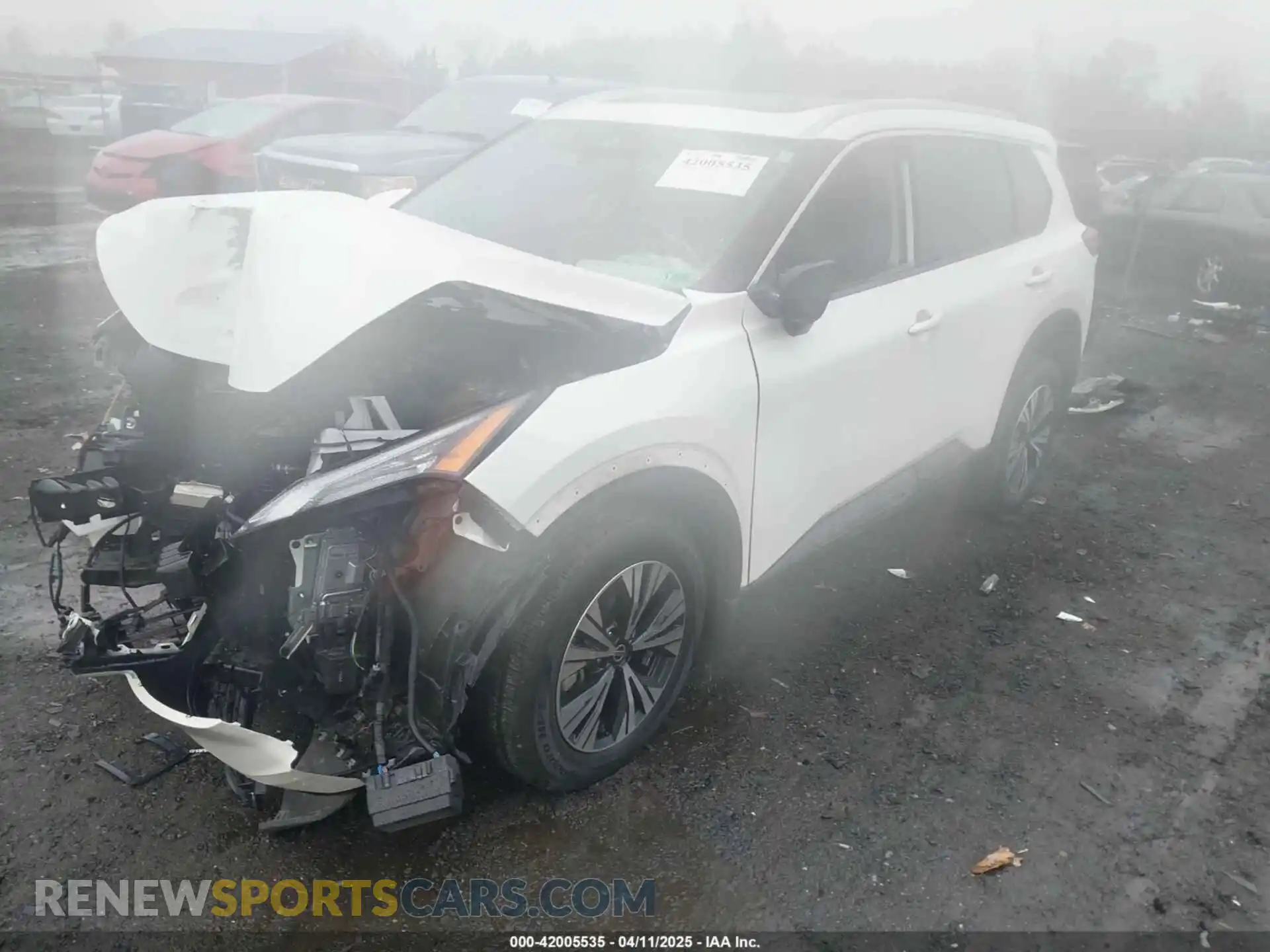 2 Photograph of a damaged car 5N1AT3BB6MC726778 NISSAN ROGUE 2021