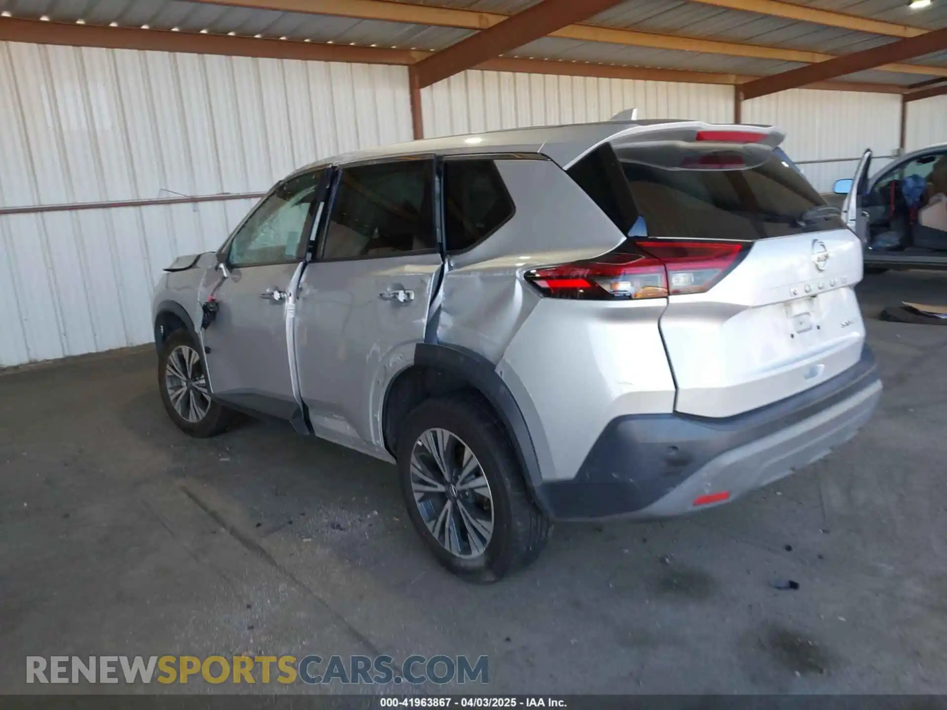 3 Photograph of a damaged car 5N1AT3BB6MC767914 NISSAN ROGUE 2021