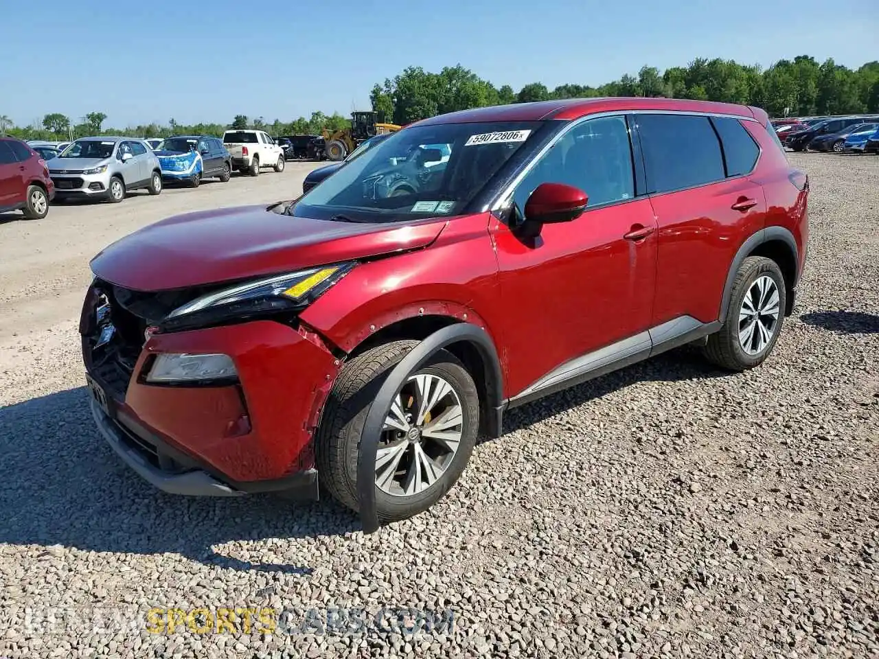 1 Фотография поврежденного автомобиля 5N1AT3BB6MC804444 NISSAN ROGUE 2021