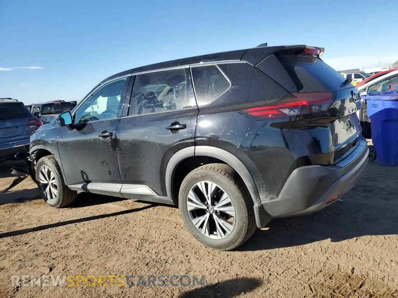 2 fotografías del automóvil dañado 5N1AT3BB6MC806954 NISSAN ROGUE 2021