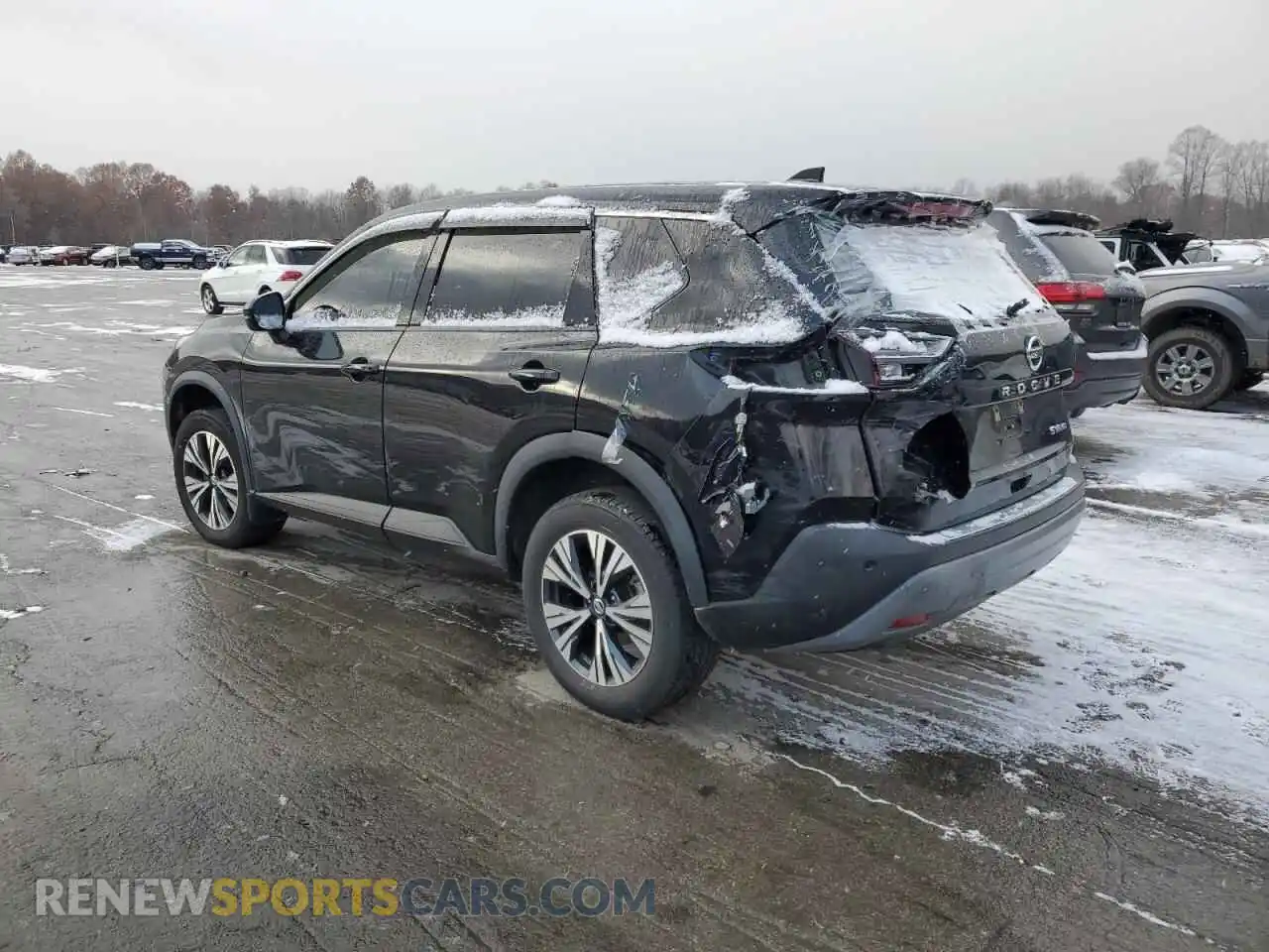 2 Photograph of a damaged car 5N1AT3BB6MC815122 NISSAN ROGUE 2021