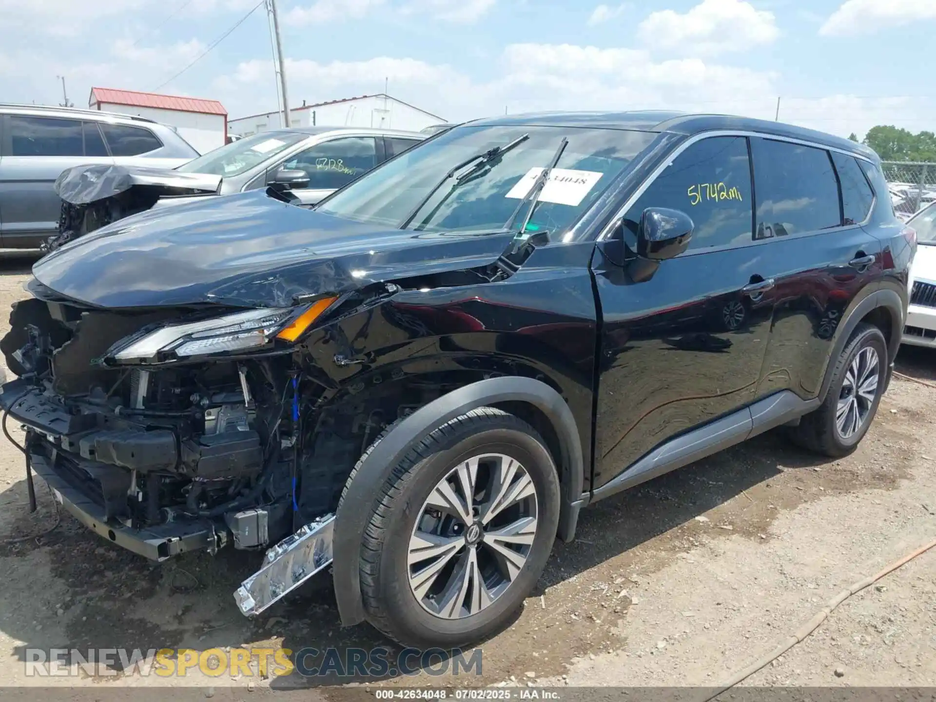 2 Photograph of a damaged car 5N1AT3BB6MC829702 NISSAN ROGUE 2021