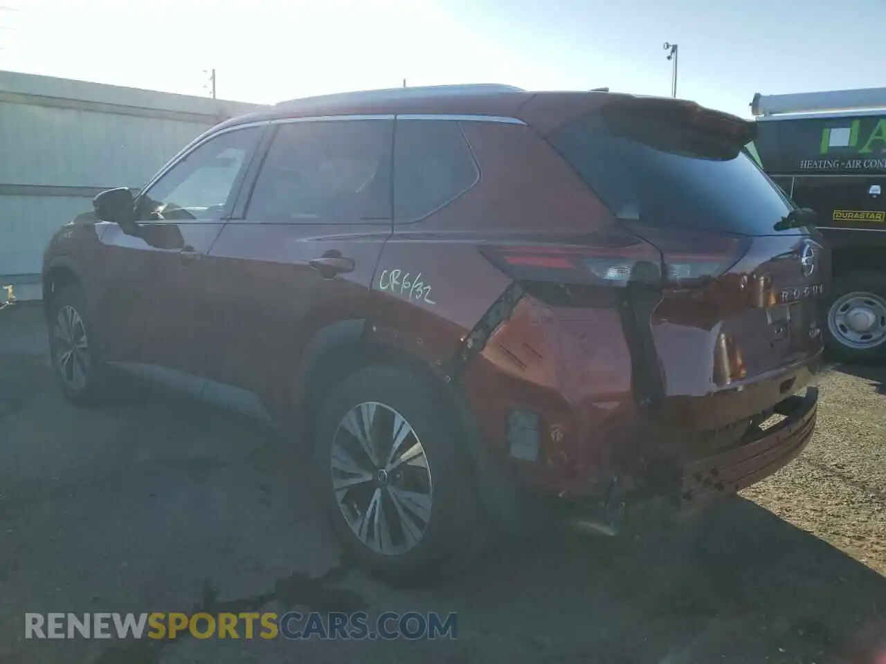 2 Photograph of a damaged car 5N1AT3BB7MC690969 NISSAN ROGUE 2021