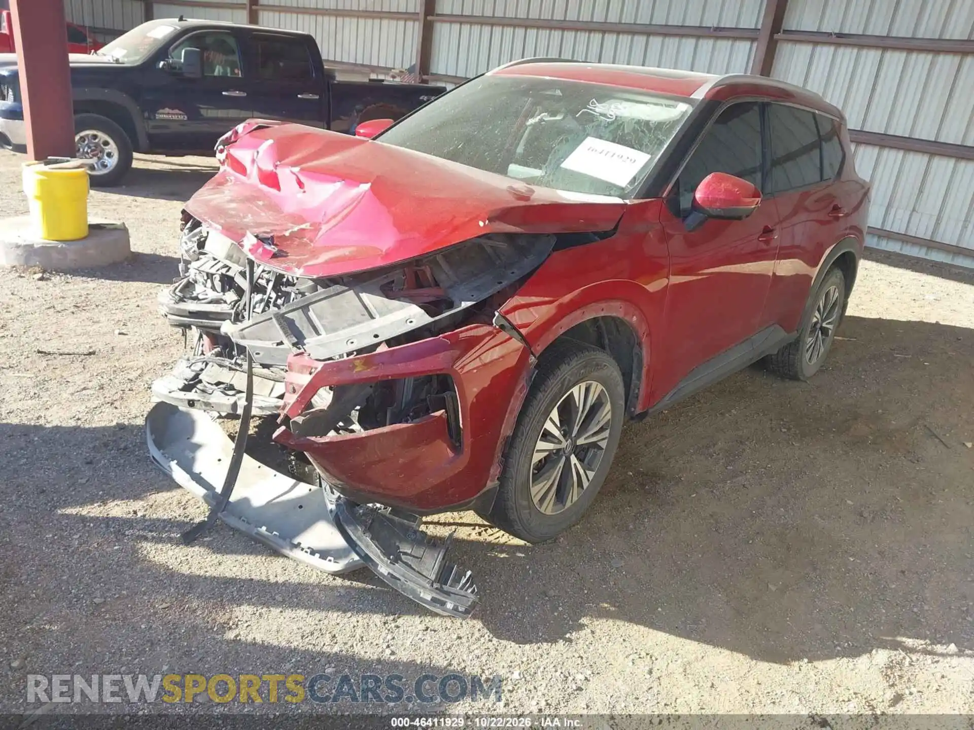 2 Photograph of a damaged car 5N1AT3BB7MC724232 NISSAN ROGUE 2021