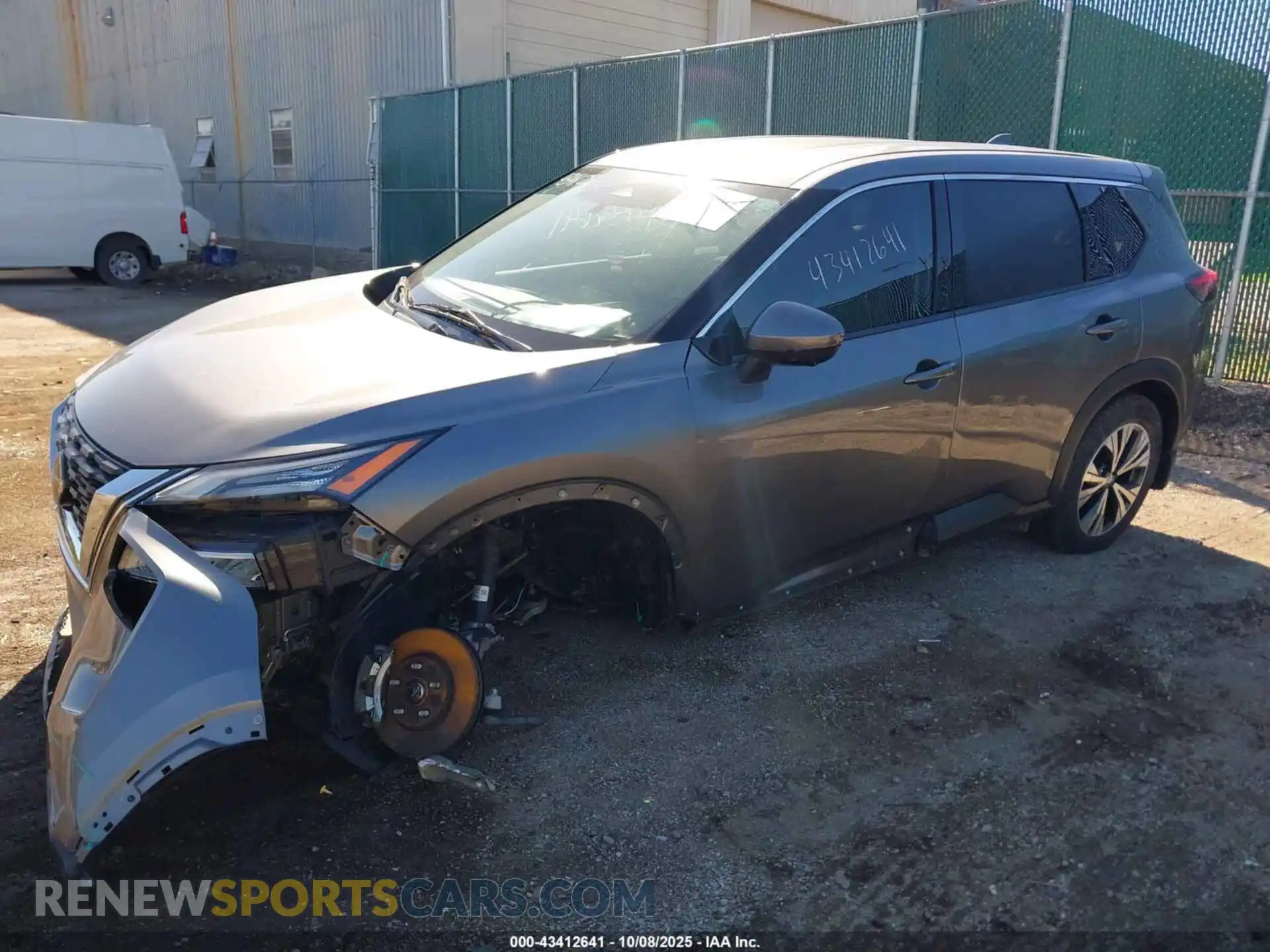 2 Photograph of a damaged car 5N1AT3BB7MC837355 NISSAN ROGUE 2021