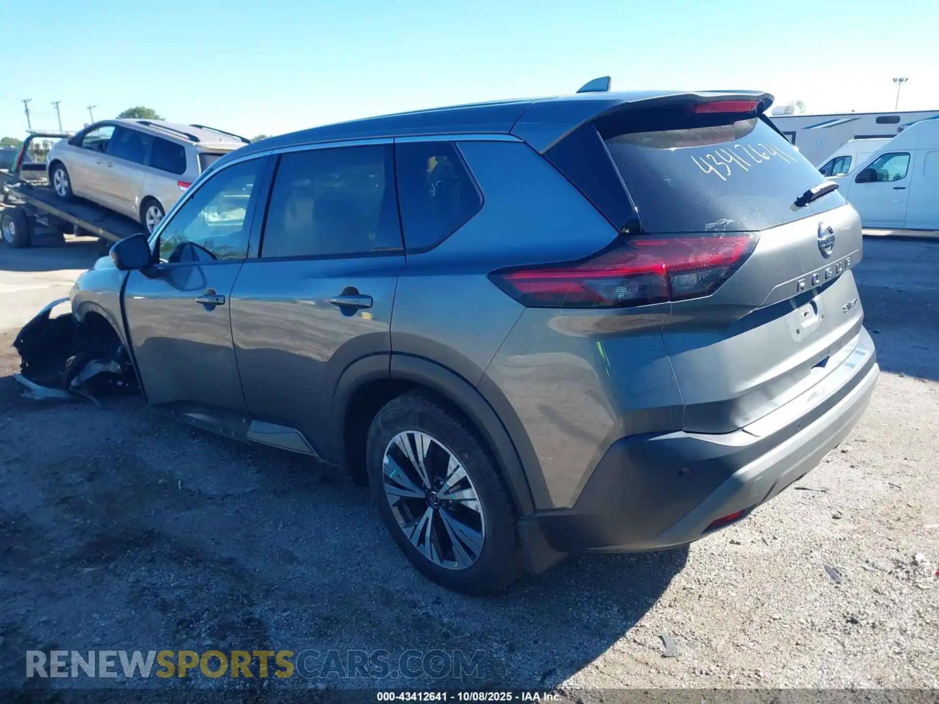 3 Photograph of a damaged car 5N1AT3BB7MC837355 NISSAN ROGUE 2021