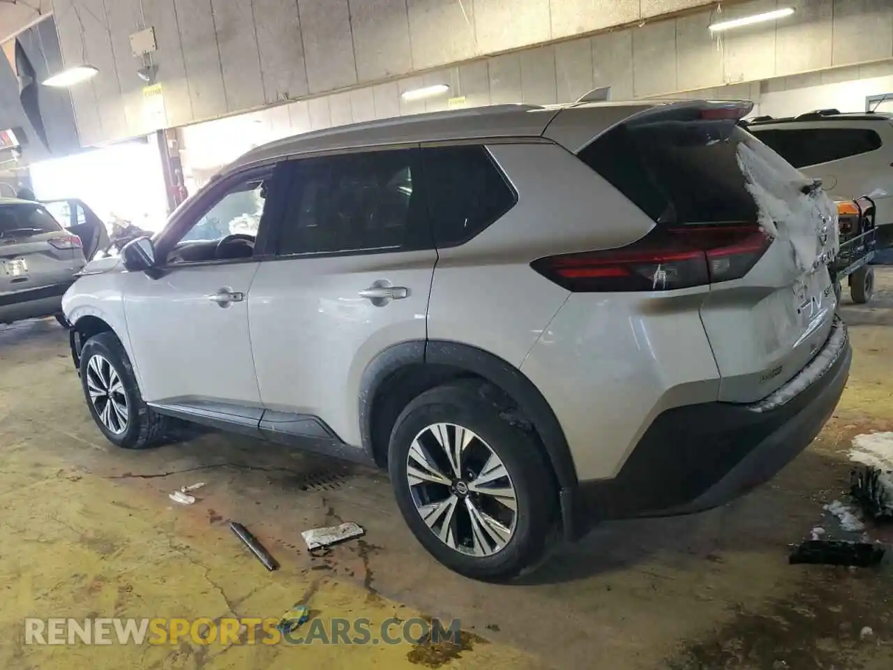 2 Photograph of a damaged car 5N1AT3BB8MC710274 NISSAN ROGUE 2021