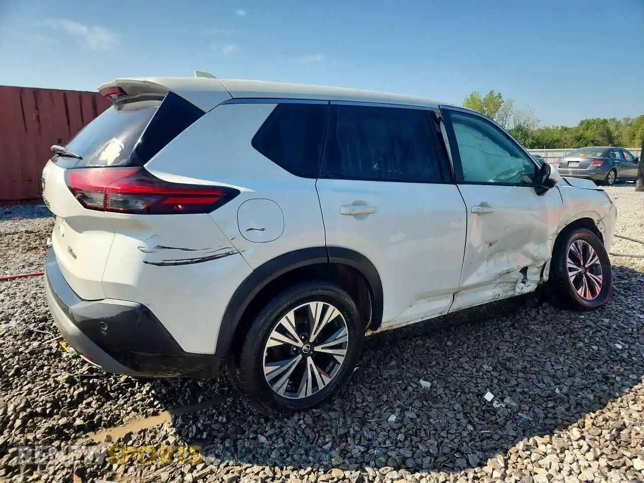 3 Photograph of a damaged car 5N1AT3BB8MC736275 NISSAN ROGUE 2021
