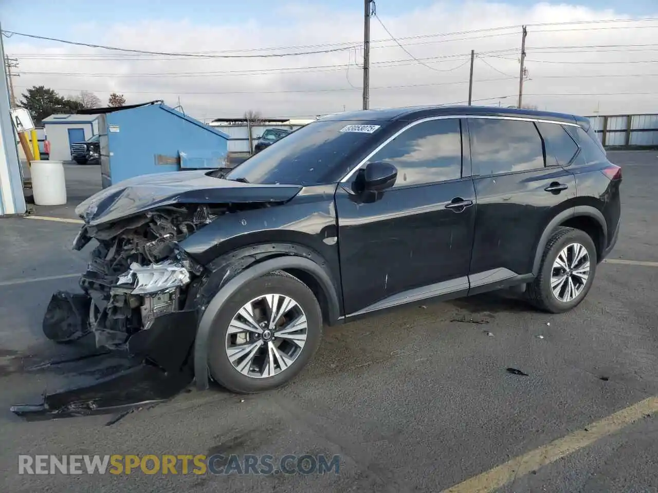 1 Photograph of a damaged car 5N1AT3BB8MC739399 NISSAN ROGUE 2021