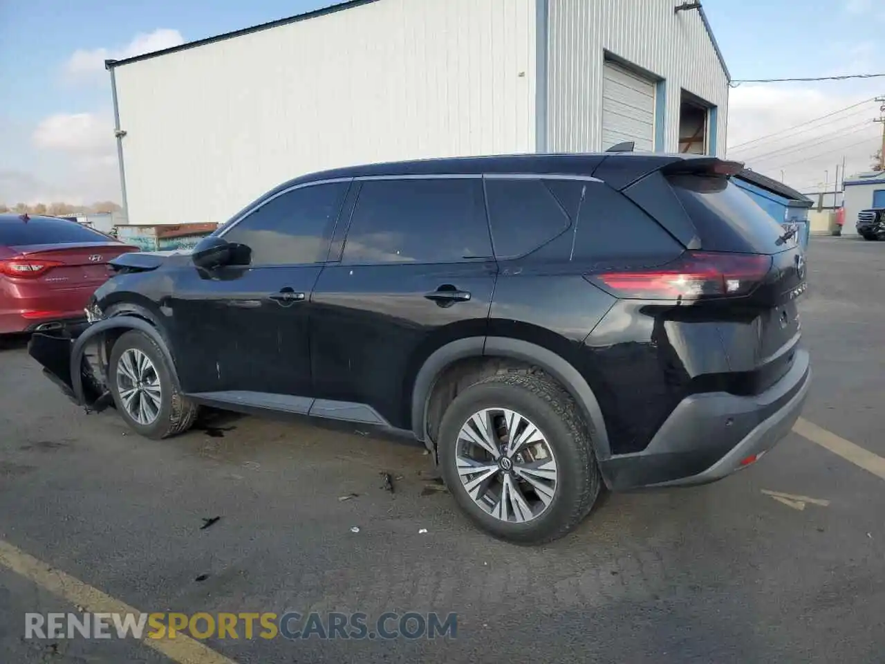 2 Photograph of a damaged car 5N1AT3BB8MC739399 NISSAN ROGUE 2021