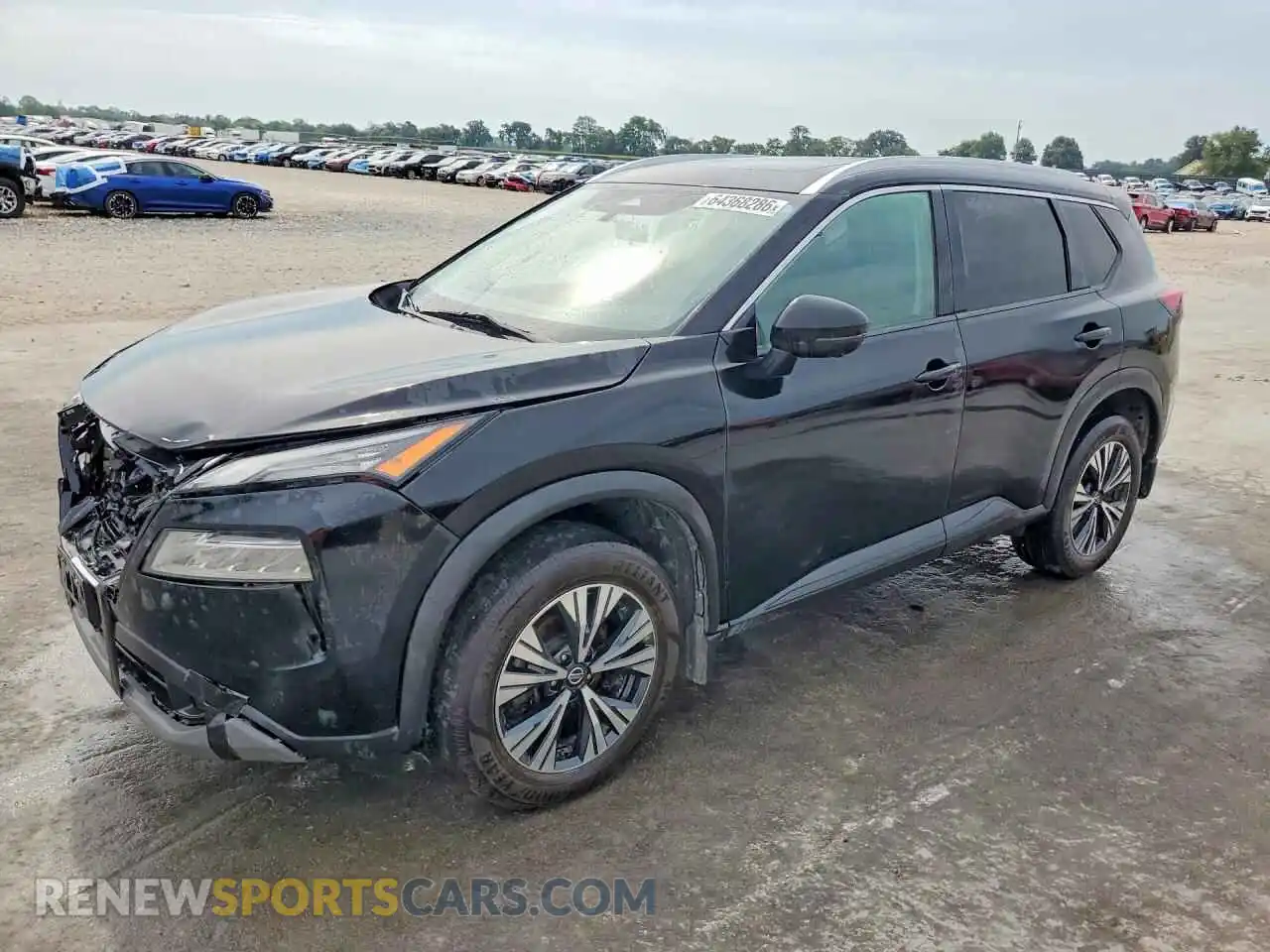 1 Photograph of a damaged car 5N1AT3BB8MC744327 NISSAN ROGUE 2021