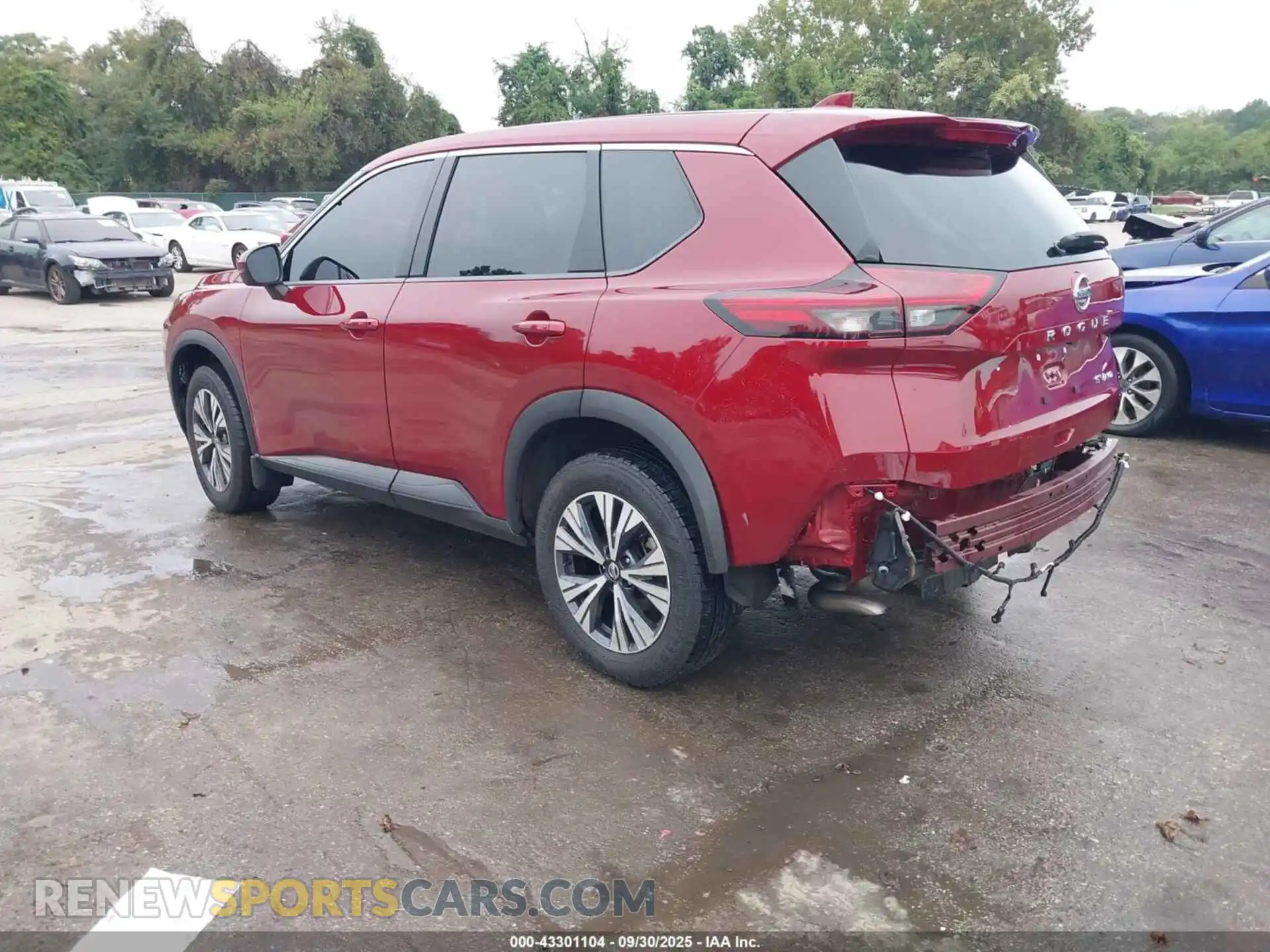 3 Photograph of a damaged car 5N1AT3BB8MC798856 NISSAN ROGUE 2021