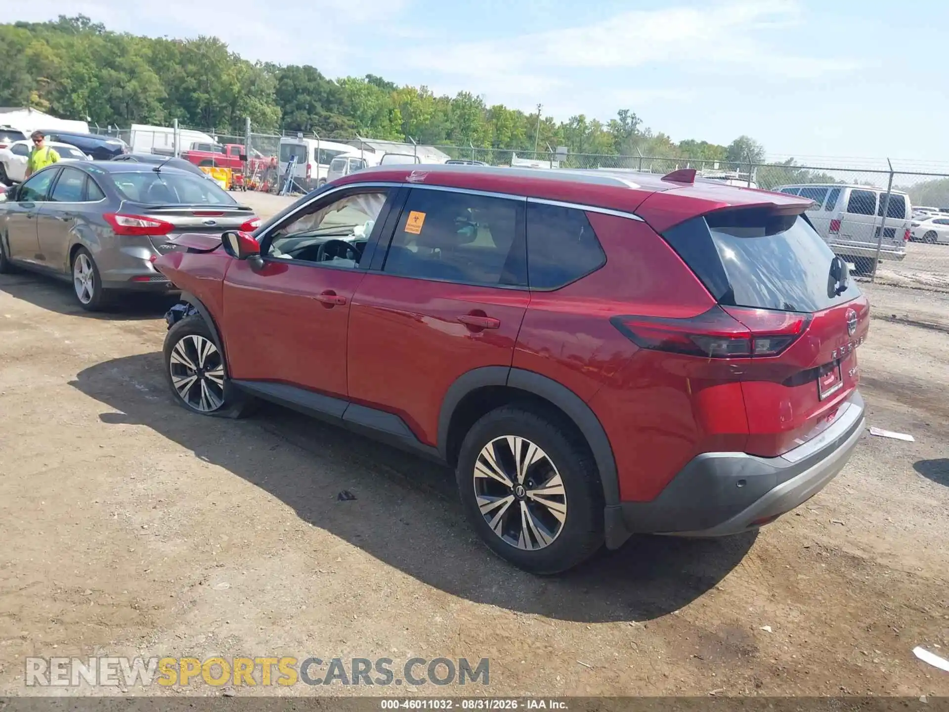 3 Photograph of a damaged car 5N1AT3BB8MC829880 NISSAN ROGUE 2021