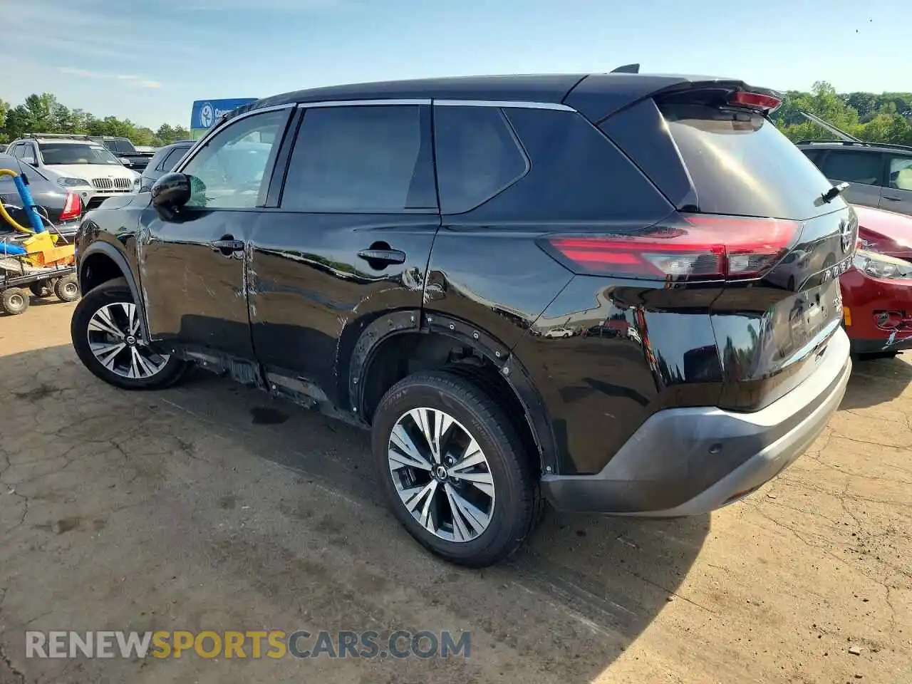 2 Photograph of a damaged car 5N1AT3BB8MC833637 NISSAN ROGUE 2021