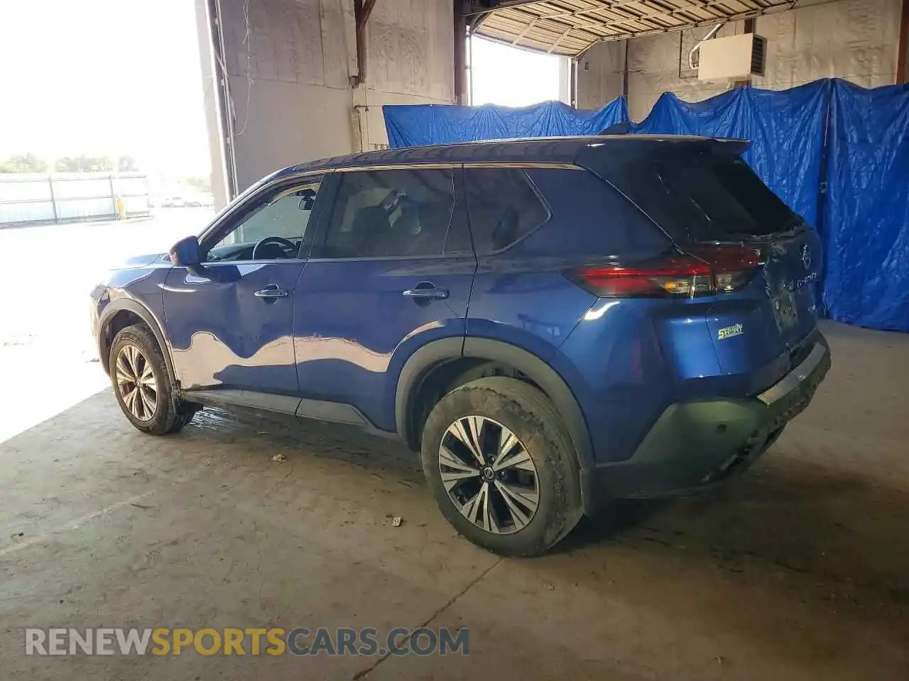2 Photograph of a damaged car 5N1AT3BB8MC838028 NISSAN ROGUE 2021