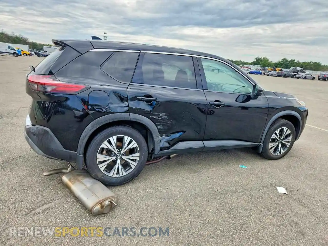 3 Photograph of a damaged car 5N1AT3BB9MC674773 NISSAN ROGUE 2021