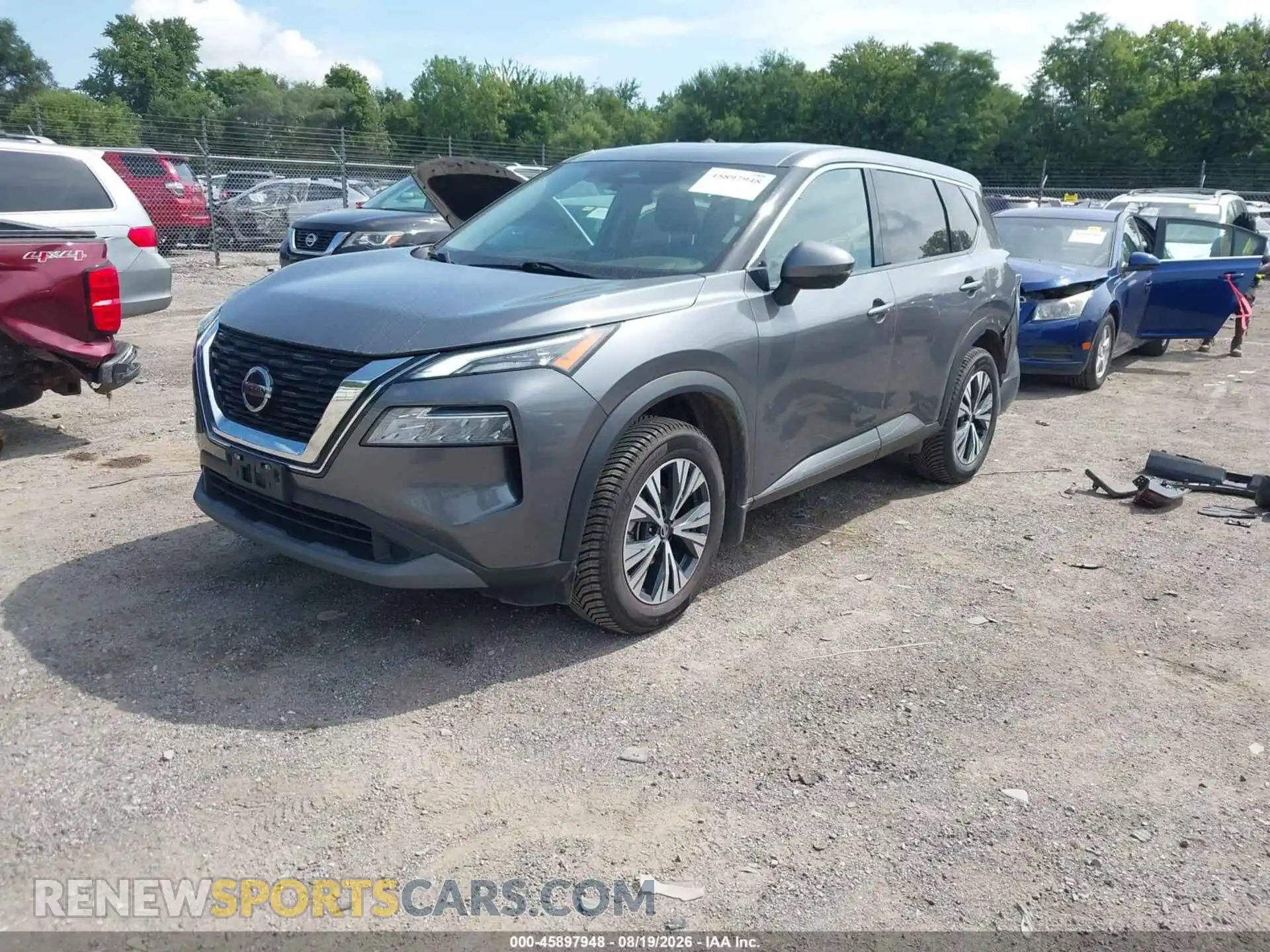 2 Photograph of a damaged car 5N1AT3BB9MC692626 NISSAN ROGUE 2021
