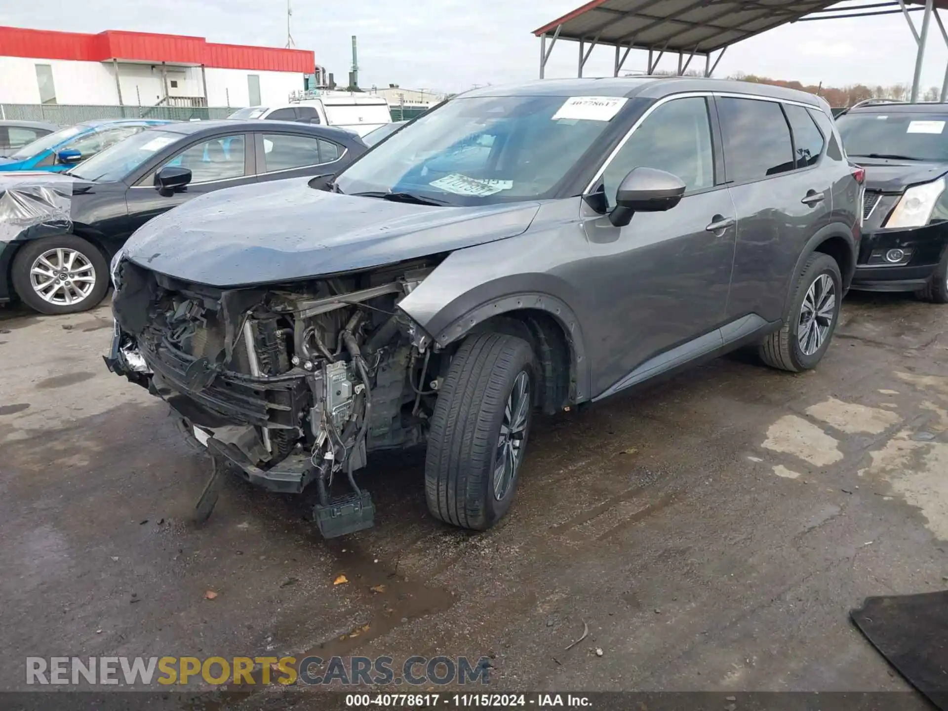 2 Photograph of a damaged car 5N1AT3BB9MC768362 NISSAN ROGUE 2021