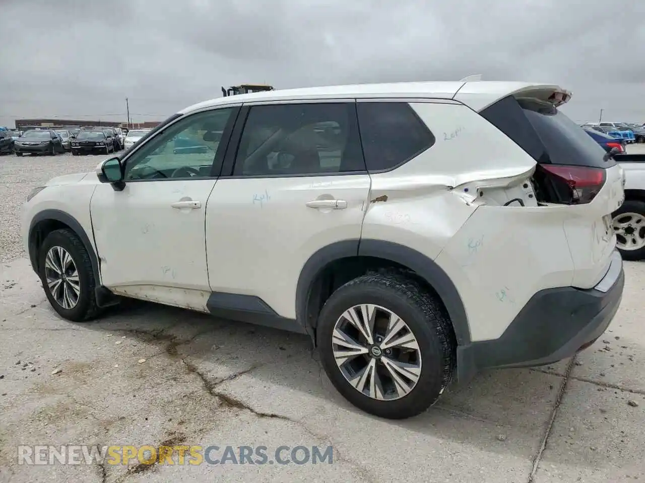 2 Photograph of a damaged car 5N1AT3BB9MC791804 NISSAN ROGUE 2021