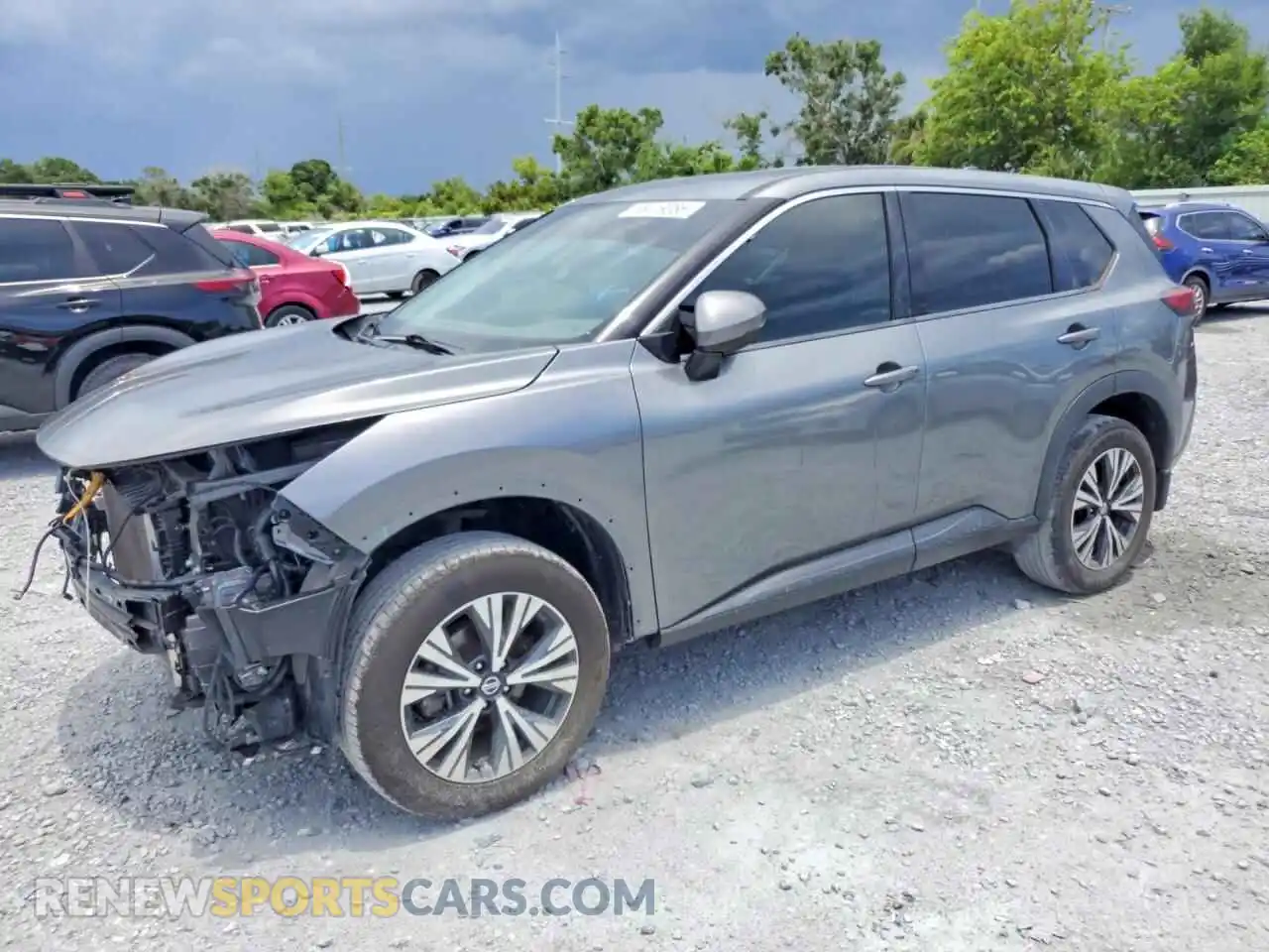 1 Photograph of a damaged car 5N1AT3BBXMC698564 NISSAN ROGUE 2021