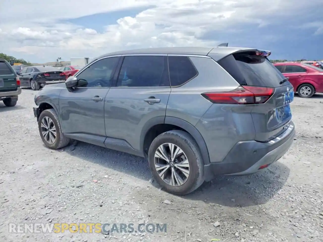 2 Photograph of a damaged car 5N1AT3BBXMC698564 NISSAN ROGUE 2021