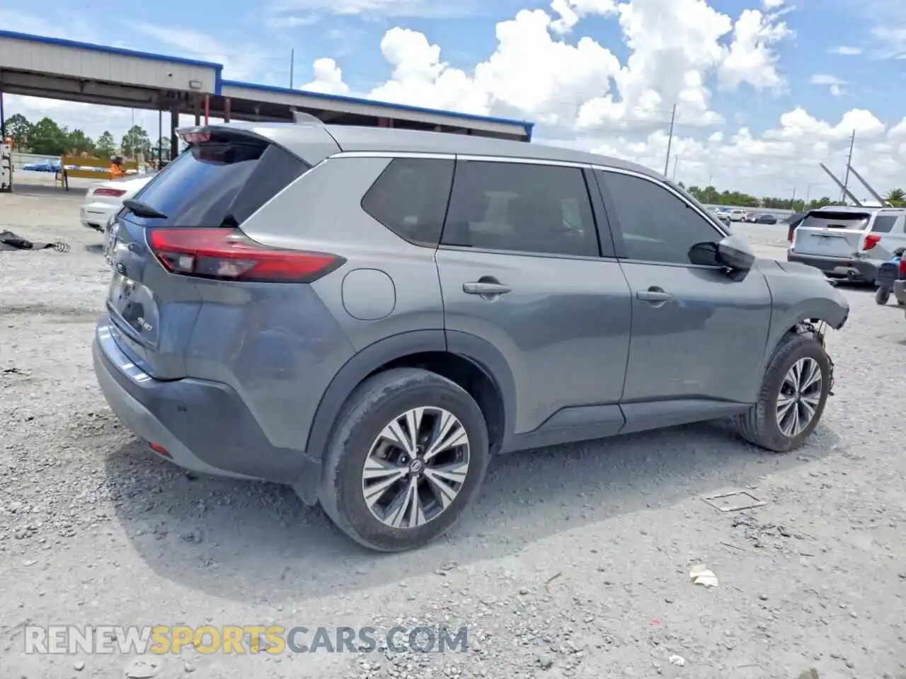 3 Photograph of a damaged car 5N1AT3BBXMC698564 NISSAN ROGUE 2021