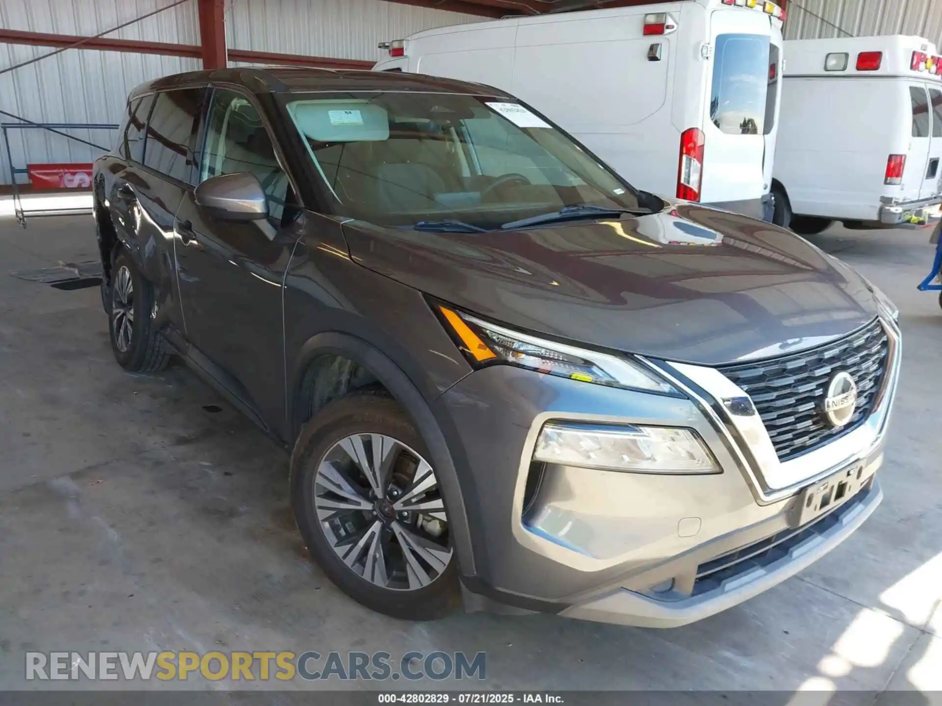 1 Photograph of a damaged car 5N1AT3BBXMC750825 NISSAN ROGUE 2021