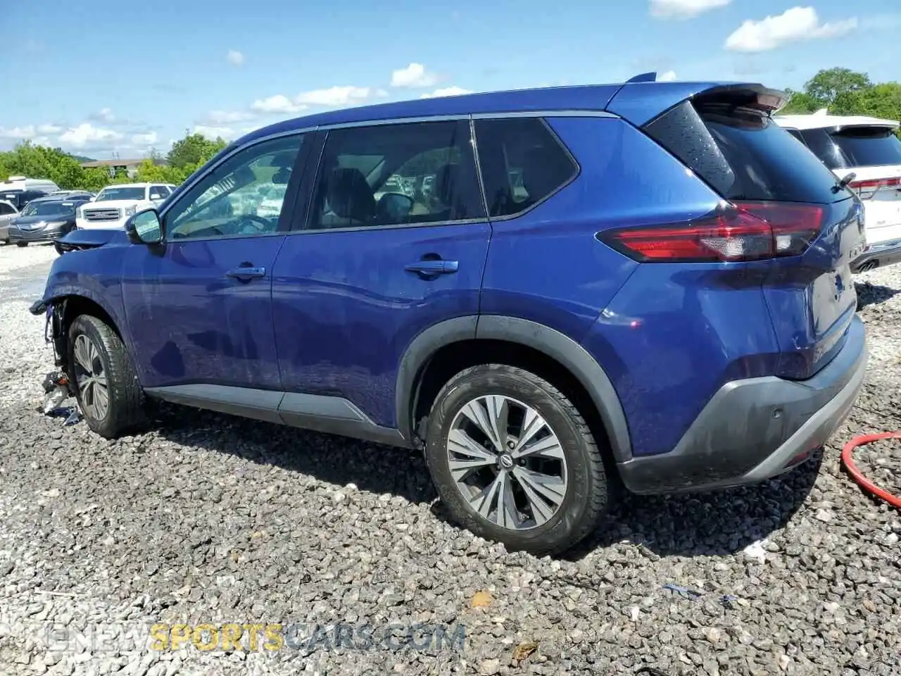 2 fotografías del automóvil dañado 5N1AT3BBXMC791004 NISSAN ROGUE 2021
