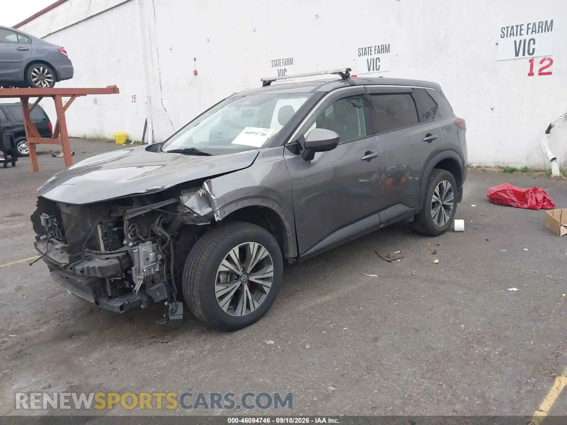2 fotografías del automóvil dañado 5N1AT3BBXMC835261 NISSAN ROGUE 2021