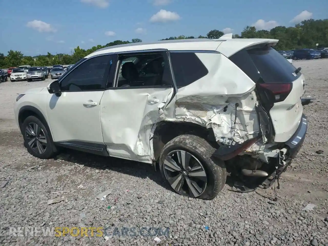 2 Photograph of a damaged car 5N1AT3CA0MC681052 NISSAN ROGUE 2021